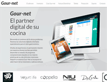 Tablet Screenshot of gour-net.cl